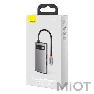 Адаптер Baseus Type-C Hub 4-в-1 (быстрая зарядка PD100 Вт + HDMI 4K 30 Гц + USB 2.0 + USB 3.0)