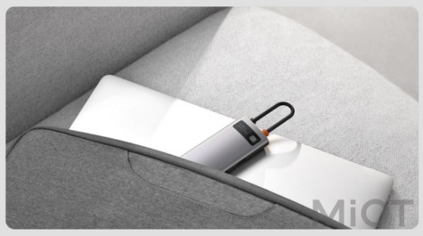 Адаптер Baseus Type-C Hub 4-в-1 (быстрая зарядка PD100 Вт + HDMI 4K 30 Гц + USB 2.0 + USB 3.0)