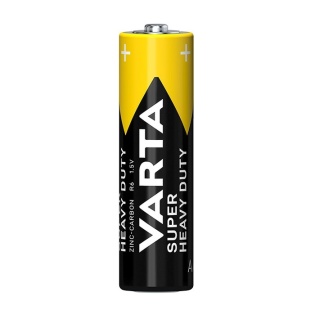 Батарейка сольова AA Varta Super Heavy Duty (Superlife), 1 шт. (Чорно-жовтий)