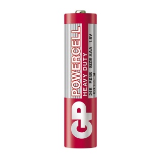 Батарейка сольова AAA GP Powercell R03, 1 шт (Красный)