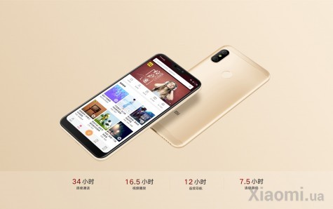 Смартфон Xiaomi Redmi 6 Pro 3/32Gb Gold