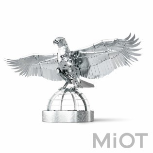 Колекцiйна модель Metal Time Unity Wings Eagle Silver Armor Crystal Edition MT101SWRSK/READY