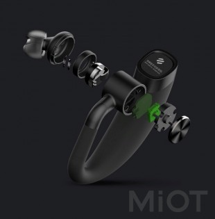 Bluetooth-гарнітура Xiaomi BEEBEST Bluetooth Interphone Black