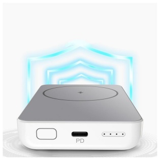 Беспроводной магнитный внешний аккумулятор Choetech B651 10000mAh White
