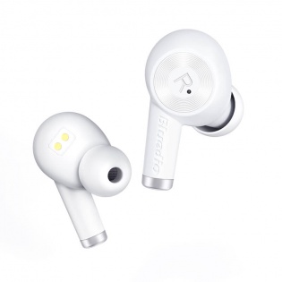 Беспроводные Bluetooth наушники Bluedio Ei с зарядным кейсом (Белый)