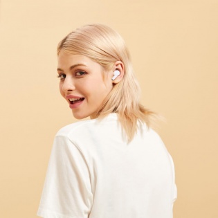 Беспроводные Bluetooth наушники Bluedio Ei с зарядным кейсом (Белый)
