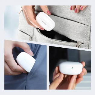 Беспроводные Bluetooth наушники Bluedio Ei с зарядным кейсом (Белый)