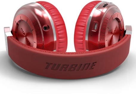 Беспроводные Bluetooth наушники Bluedio T2S с автономностью до 40 часов (Красный)