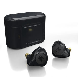 Бездротові Bluetooth навушники KZ S2 із сенсорним керуванням (Чорний)