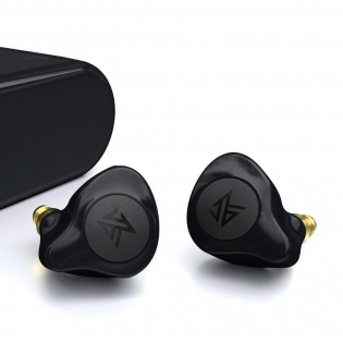 Бездротові Bluetooth навушники KZ S2 із сенсорним керуванням (Чорний)