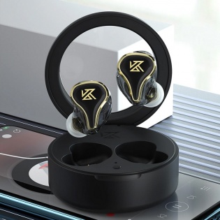 Бездротові навушники Bluetooth KZ SK10 з ігровим режимом (Чорний)
