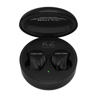 Беспроводные Bluetooth наушники KZ VX10 с гибридными излучателями (Черный)