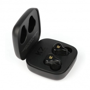 Бездротові навушники Bluetooth KZ Z1 з кейсом для заряджання (Чорний)