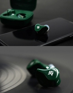 Бездротові навушники Bluetooth KZ Z1 з кейсом для зарядки (Зелений)