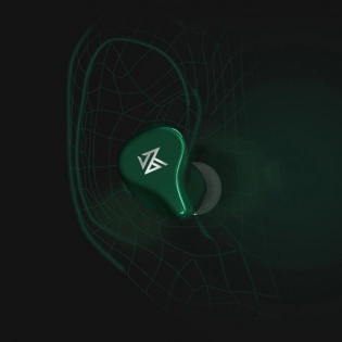 Бездротові навушники Bluetooth KZ Z1 з кейсом для зарядки (Зелений)
