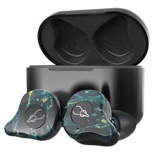 Бездротові навушники Bluetooth Sabbat E12 Ultra Dream Stone з підтримкою aptX (Чорно-зелений)