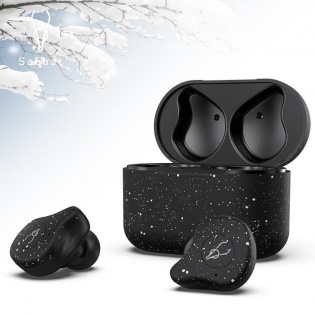 Бездротові Bluetooth навушники Sabbat E12 Ultra Snow White з підтримкою aptX (Чорно-білий)