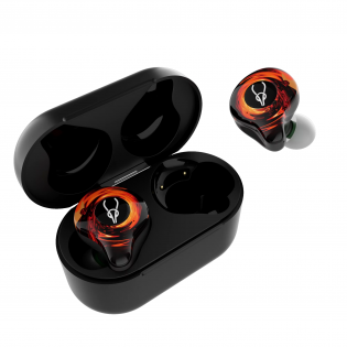 Бездротові навушники Bluetooth Sabbat G12 Elite Truth з підтримкою ігрового режиму (Чорно-оранжевий)