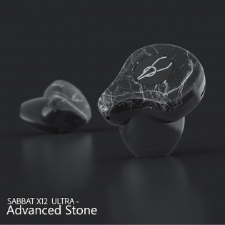 Бездротові Bluetooth навушники Sabbat X12 Ultra Advanced stone з підтримкою aptX (Чорно-сірий)