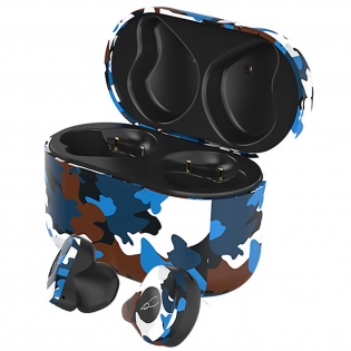 Беспроводные Bluetooth наушники Sabbat X12 Ultra Caribbean c поддержкой aptX (Черно-синий)