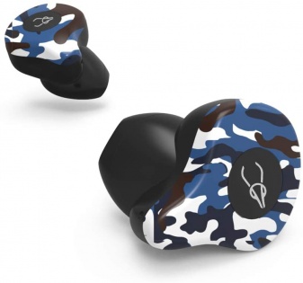 Беспроводные Bluetooth наушники Sabbat X12 Ultra Caribbean c поддержкой aptX (Черно-синий)