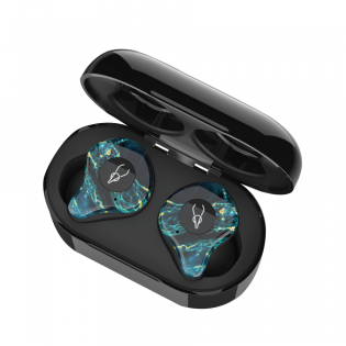 Бездротові навушники Bluetooth Sabbat X12 Ultra Dream Stone з підтримкою aptX (Чорно-зелений)