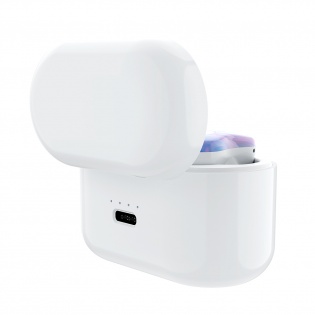 Беспроводные Bluetooth наушники Sabbat X12 Ultra Star cloud c поддержкой aptX (Бело-голубой)