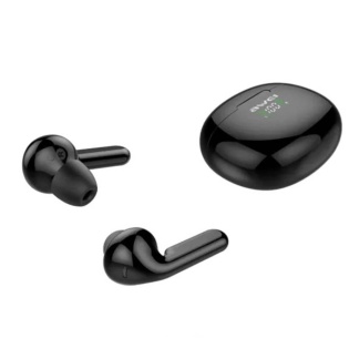 Беспроводные Bluetooth наушники Awei T15P с зарядным кейсом (Черный)