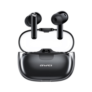 Бездротові Bluetooth навушники Awei T52 із сенсорним керуванням (Чорний)
