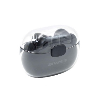 Бездротові Bluetooth навушники Awei T52 із сенсорним керуванням (Чорний)