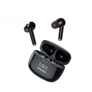 Беспроводные Bluetooth наушники Awei TA8 с зарядным чехлом (Черный)