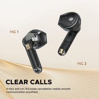 Бездротові навушники Bluetooth Soundpeats Air3 Deluxe (Чорний)