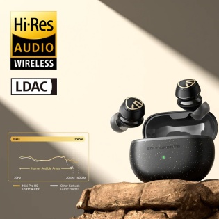 Бездротові навушники Bluetooth Soundpeats Mini Pro HS (Чорний)