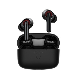 Бездротові Bluetooth навушники Tribit FlyBuds C1 BTH93 з підтримкою aptX та 4 мікрофонами (Чорний)