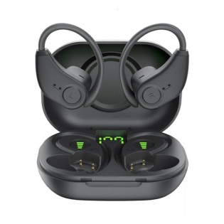 Бездротовi Bluetooth навушники Bluedio S6 V2 iз зарядним чохлом (Чорний)
