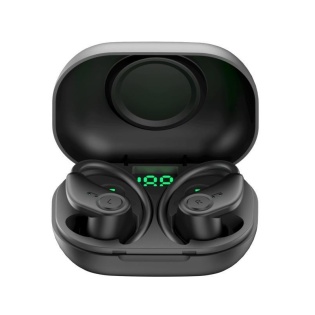 Бездротовi Bluetooth навушники Bluedio S6 V2 iз зарядним чохлом (Чорний)