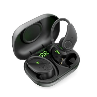 Бездротовi Bluetooth навушники Bluedio S6 V2 iз зарядним чохлом (Чорний)