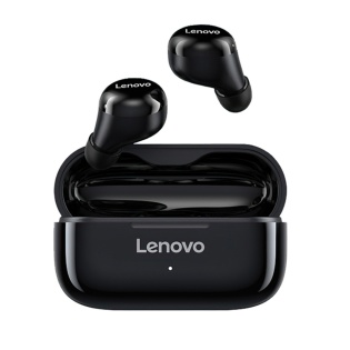 Бездротовi Bluetooth навушники Lenovo LP11 iз зарядним кейсом (Чорний)