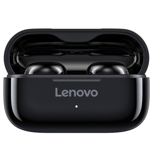 Бездротовi Bluetooth навушники Lenovo LP11 iз зарядним кейсом (Чорний)