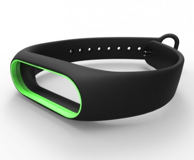Ремешок для браслета Xiaomi Mi Band 2 Black/Green