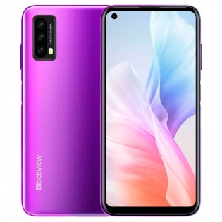 Смартфон Blackview A90 4/64GB Dual Sim Neon Purple (6931548307280)