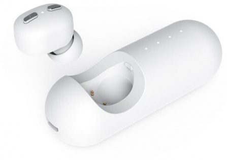 Bluetooth гарнитура QCY Mini 1 с зарядным кейсом (Белый)