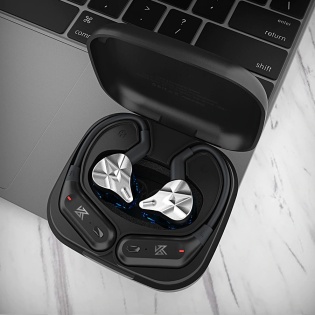 Bluetooth-модуль KZ AZ09 Pro з завушинами (C pin) (Чорний)