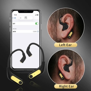 Bluetooth-модуль KZ AZ15 с заушинами и поддержкой AptX и AAC (Черный)