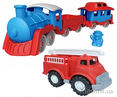 Паровозик и машинка Bravokids Super Driver Series Set