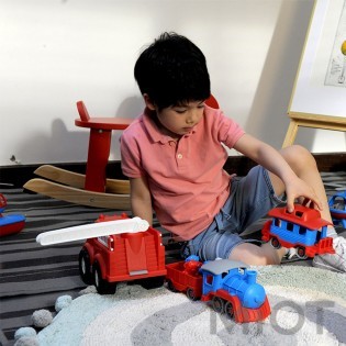 Паровозик і машинка Bravokids Super Driver Series Set