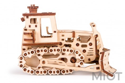 Колекційна модель Time for Machine Push Dozer WOODEN SERIES