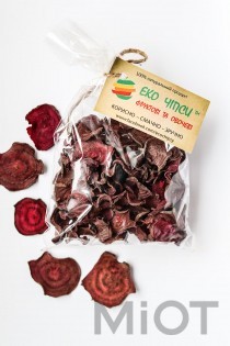 Бурякові чіпси, 50 г (450-500г свіжого буряка)