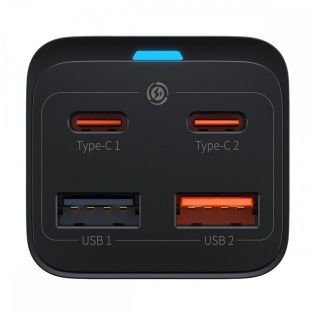 Быстрая зарядка 65Вт Baseus GaN3 Pro CCGP040101 2x Type-C USB PD QC4.0 (Черный)