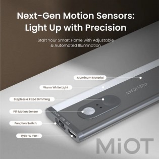 Лампа ночник c датчиком движения Xiaomi Yeelight Ultra-Thin Cabinet Light 50 см Grey (YLYYD-0015)